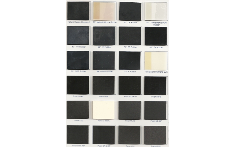 注塑乐竞网页版入口厂常用的海绵胶规格和目录