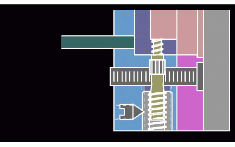 利用开合模脱侧螺纹机构乐竞网页版入口-深圳市乐竞网页版入口厂整理提供