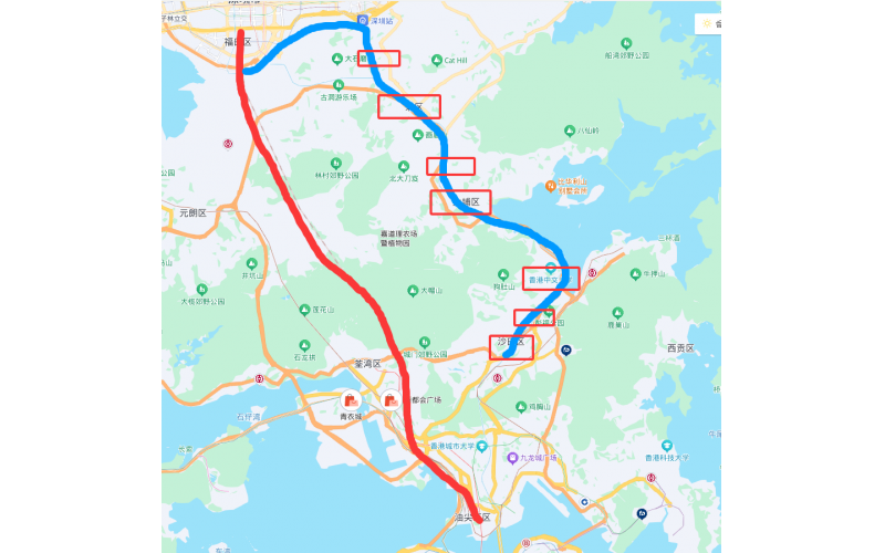 深圳乐竞网页版入口周边环境-去香港的成本和时间